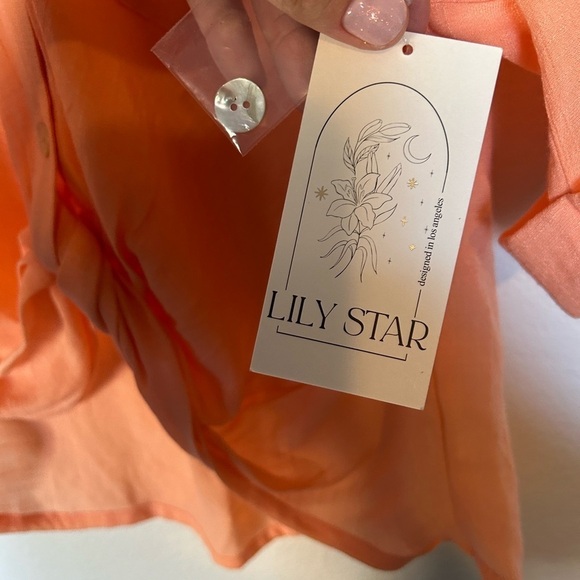 NWT Lily Star Large Sherbet Button Down Front Twist - Picture 4 of 8